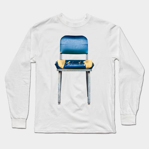 Grungy Chair Long Sleeve T-Shirt by mrdoomits